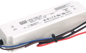 MeanWell LED Transformator 12V, Max. 100 Watt, Waterdicht IP67