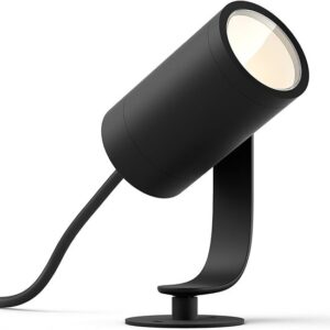 Philips Hue Outdoor Lily Grondspot 8W Starterpack, White and Color Ambiance, IP65, Zwart