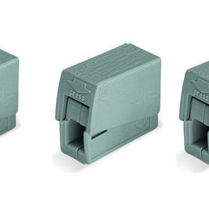 Wago Kroonklem 224-101 2,5mmÂ² Enkele Geleider Klem Grijs, 3 Stuks