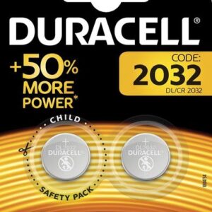 Duracell Knoopcel Batterij, 2032, Niet Oplaadbaar, 2 Stuks