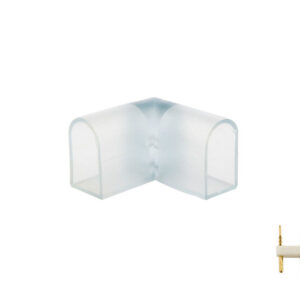 LED Neon 2-Aderig Verbindingsstuk, 90 Graden Hoek, Soldeervrij