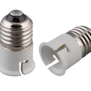 Verloopfitting van B22 naar E27