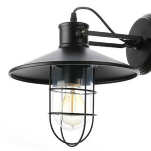 Maritieme IndustriÃ«le Wandlamp Waterdicht Zwart