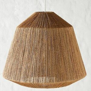 Jute Touw Hanglamp, Handgemaakt, Naturel, â41 cm