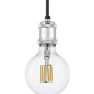 Vintage Hanglamp Fitting E27, Chroom