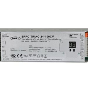 LED Transformator 24V, TRIAC Dimbaar, Max. 100 Watt, 4-in-1, Dali, Pro