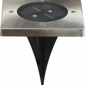 LED Solar Grondspot Tuinverlichting, Schemersensor, Waterdicht IP44, Warm Wit
