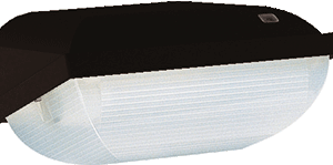 Philips LED Wandarmatuur 9W, Zwart, Waterdicht IP54, Warm Wit, Schemersensor