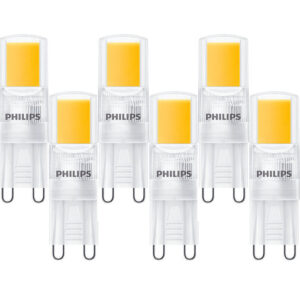 Philips CorePro G9 LED Lamp 2-25W Warm Wit 6-Pack