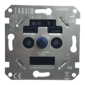 Tradim LED Dimmer 230V, Tronic, fase afsnijding, 3W-150W