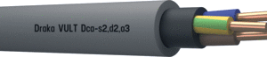 Draka VULT Dca YMvK Kabel, 1000V, 3-Aderig, 1 Meter, 3G2,5 mm2
