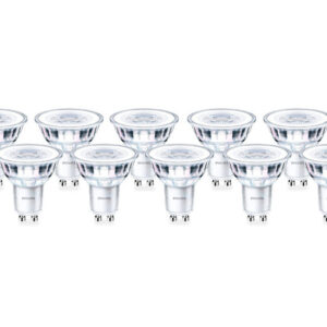 Philips CorePro LEDspot 4-35W GU10 36D Extra Warm Wit Dimbaar 10-Pack