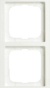 Busch-Jaeger Future Linear Schakelmateriaal Dubbel, Afdekraam, Mat Wit