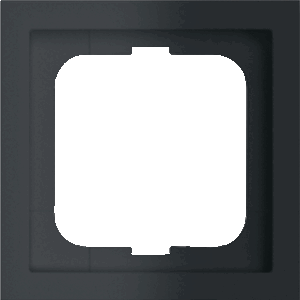 Busch-Jaeger Future Linear Schakelmateriaal, Afdekraam, Mat Zwart