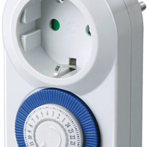 Brennenstuhl Schakelklok voor Wandcontactdoos, Wit