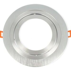Inbouwspot, Rond, Kantelbaar, AR111, Geborsteld Aluminium