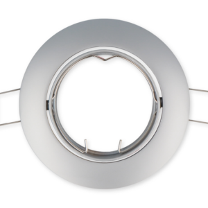 Inbouwspot, Rond, Aluminium, Kantelbaar, Mat Grijs