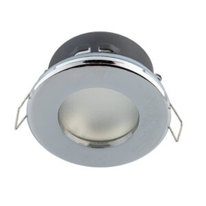 Inbouwspot, Rond, Waterdicht IP54, GU10 Fitting, Chroom