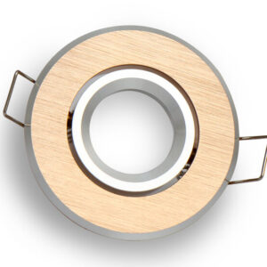 Inbouwspot, MR11 (35 mm), Rond, Kantelbaar, Aluminium, Geborsteld Goud