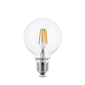 E27 LED Filament Globelamp 4W Warm Wit Dimbaar