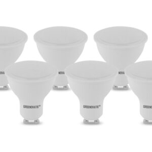 GU10 LED Spot SMD 3,5W Warm Wit 6-Pack