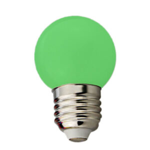 E27 LED Lamp G45 1.5W Groen