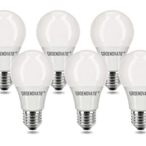 E27 LED Lamp 5W Warm Wit 6-Pack