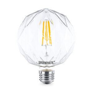 E27 LED Filament Briljant 8W Warm Wit Dimbaar