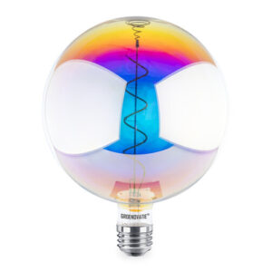 E27 LED Filament XL G200 Metallic Globelamp 6W Warm Wit Dimbaar