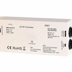 LED Neon Flex RGB Controller High Voltage Waterdicht IP67 Pro