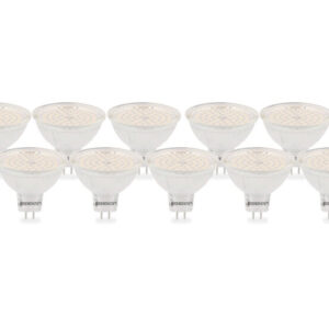 GU5.3 / MR16 Dimbare LED Spot 5W Warm Wit 10-Pack