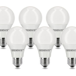 E27 LED Lamp 7W Warm Wit 6-Pack