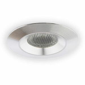 Inbouwspot LED 3W, Warm Wit, Rond, Waterdicht IP54, Aluminium, Dimbaar