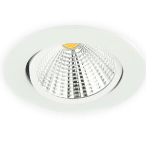 Inbouwspot LED 5W, Wit, Rond, Kantelbaar, Dimbaar