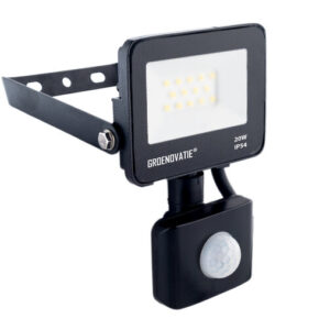 LED Breedstraler 20W Waterdicht IP54 Neutraal Wit, Sensor
