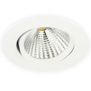 Inbouwspot LED 7W Dimbaar, Wit, Rond, Kantelbaar, 230V, Neutraal Wit