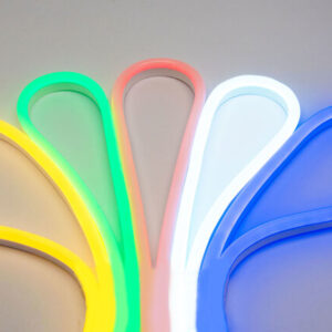 RGB LED Neon Flex 24V, 1 Meter, 8 Watt/meter, Waterdicht IP67, Extra Small