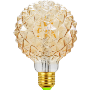 E27 LED Filament Pine Goud Globelamp 4W Extra Warm Wit Dimbaar
