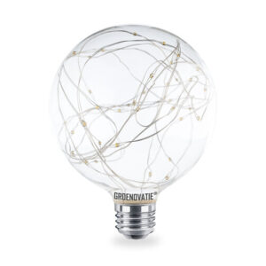 E27 LED G125 Lamp Lichtslinger 3W Extra Warm Wit