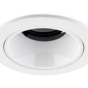 LED Inbouwspot 5W CREE, Rond, Ã64mm, Kantelbaar, Dimbaar, Wit/Wit, Warm Wit