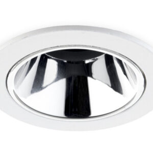 LED Inbouwspot 7W CREE, Rond, Ã64mm, Kantelbaar, Dimbaar, Wit/Zilver, Warm Wit