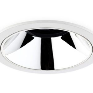 LED Inbouwspot 10W CREE, Rond, Ã84mm, Kantelbaar, Dimbaar, Wit/Zilver, Warm Wit