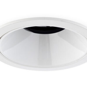 LED Inbouwspot 15W CREE, Rond, Ã108mm, Kantelbaar, Dimbaar, Wit/Wit, Warm Wit