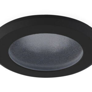 LED Inbouwspot 7W, Zwart, Rond, 24D, Warm Wit, Waterdicht IP65