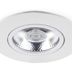 LED Inbouwspot 5W, Wit, Rond Ã90mm, 24D, Dimbaar, Warm Wit