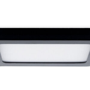 LED Paneel Plafondlamp 24W, Vierkant 30x30cm, Opbouw, Warm Wit, Zwart