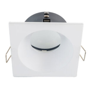 Inbouwspot Vierkant, Vast, Waterdicht IP65, Wit