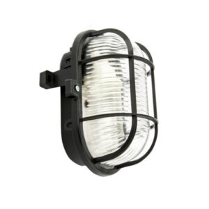 Bulleye Plafond-/ Wandarmatuur voor Buiten, Zwart, Waterdicht IP44, E27 Fitting