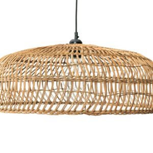 Rotan / Rieten Hanglamp, Handgemaakt, Naturel, â61 cm