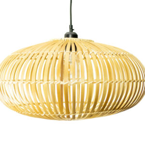 Bamboe Hanglamp, Handgemaakt, Naturel, â50 cm